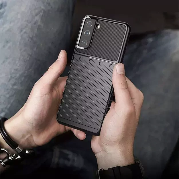 Thunder Case flexible armored cover for Samsung Galaxy S22 + (S22 Plus) black 6