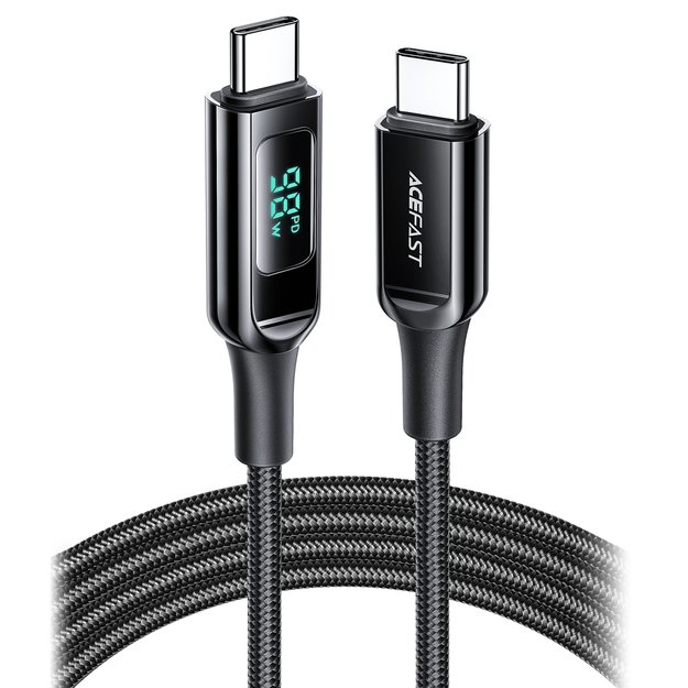 Acefast C6-03 Black USB-C - USB-C PD QC cable 100W 5A 480Mb/s 2m - black 15