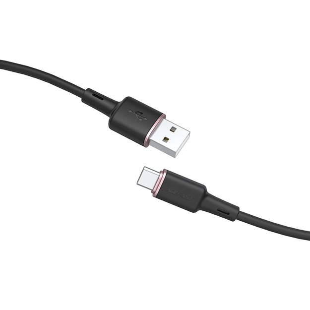 Acefast USB cable - USB Type C 1.2m, 3A black (C2-04 black) 13