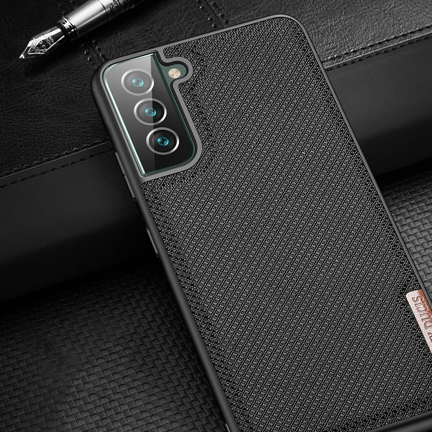 Dux Ducis Fino case is made of nylon material for Samsung Galaxy S22 + (S22 Plus) green 29