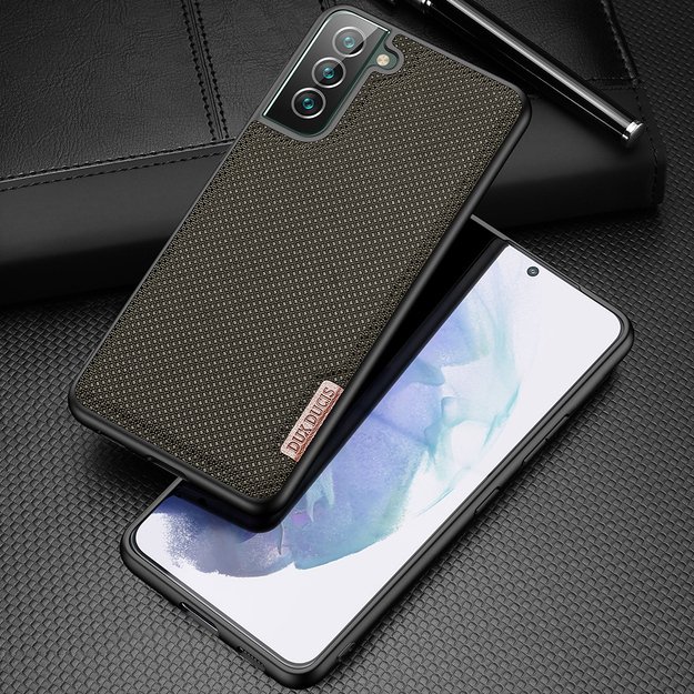 Dux Ducis Fino case is made of nylon material for Samsung Galaxy S22 + (S22 Plus) green 20