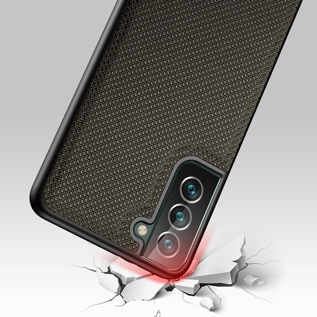 Dux Ducis Fino case is made of nylon material for Samsung Galaxy S22 + (S22 Plus) green 23