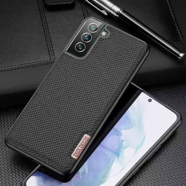 Dux Ducis Fino case is made of nylon material for Samsung Galaxy S22 + (S22 Plus) green 17
