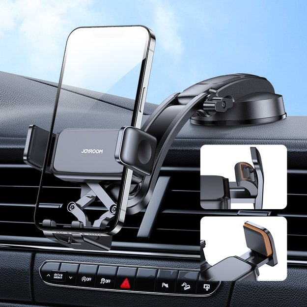 Joyroom mechanical car cockpit holder black (JR-ZS283) 8