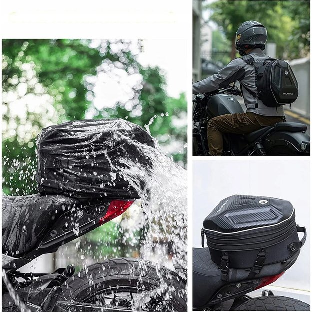 Rockbros 30140026001 motorcycle tank bag 35 l - black 9