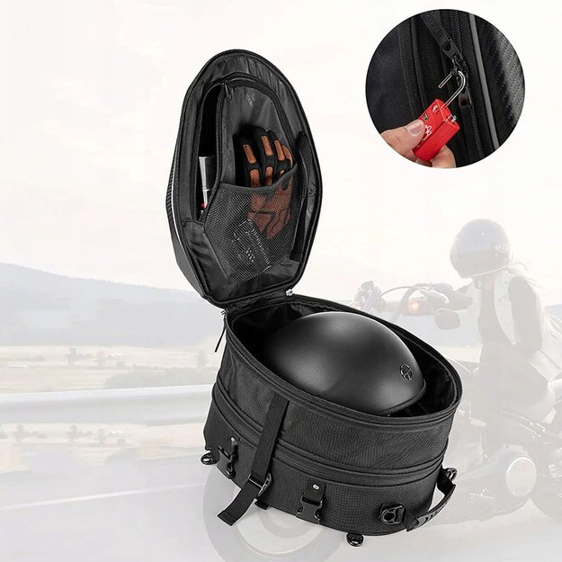 Rockbros 30140026001 motorcycle tank bag 35 l - black 4