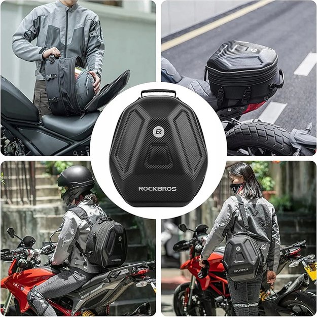 Rockbros 30140026001 motorcycle tank bag 35 l - black 11