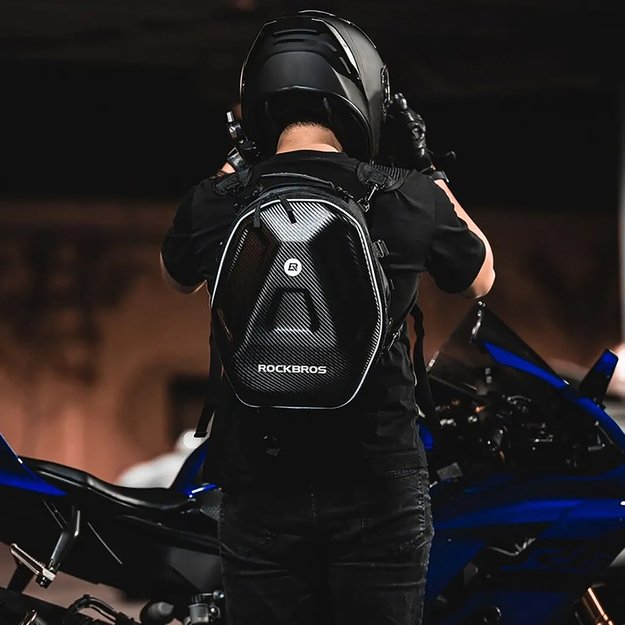 Rockbros 30140026001 motorcycle tank bag 35 l - black 10