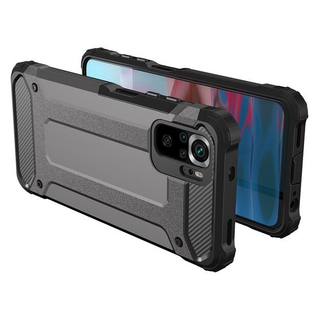 Hybrid Armor Case Tough Rugged Cover for Xiaomi Redmi Note 11T 5G / Redmi Note 11S 5G / Poco M4 Pro 5G blue 8
