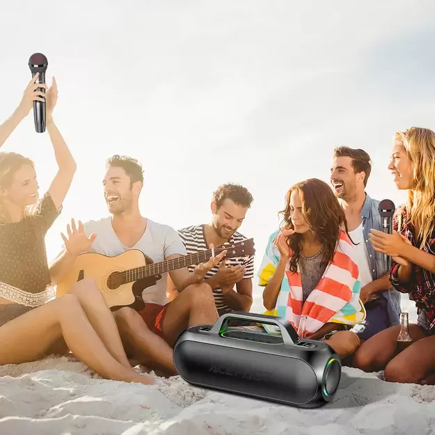 Acefast K1 Wireless Karaoke Speaker with 2 Microphones - Black 27