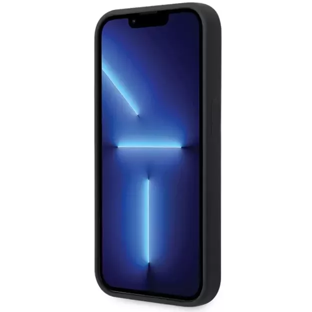 BMW Silicone Pattern iPhone 15 Pro Max Case - Black 4