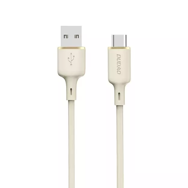 Dudao L7SC USB-A - USB-C cable 5A 1m - beige