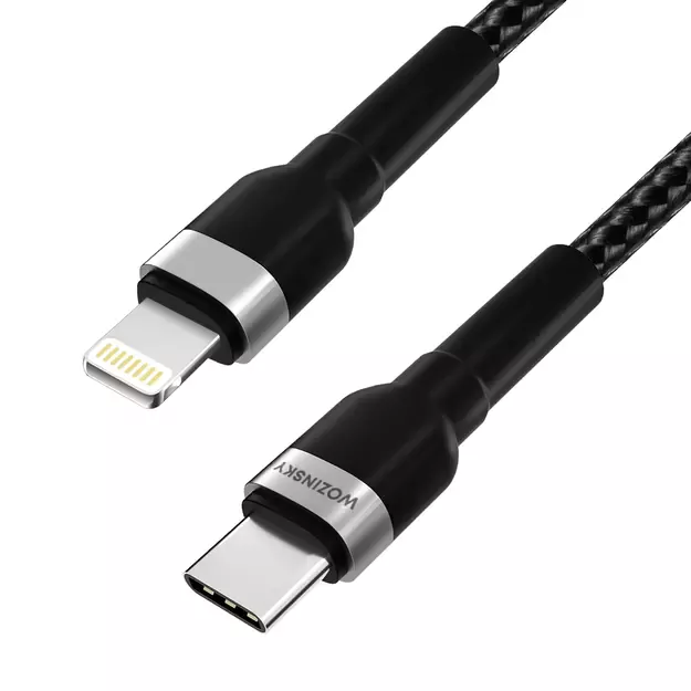 Wozinsky WNBCL2 Lightning / USB-C PD 30W cable 2 m - black 2