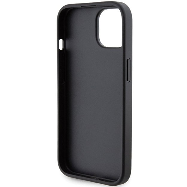 Karl Lagerfeld Gripstand Saffiano Choupette Pins case for iPhone 15 - black 13
