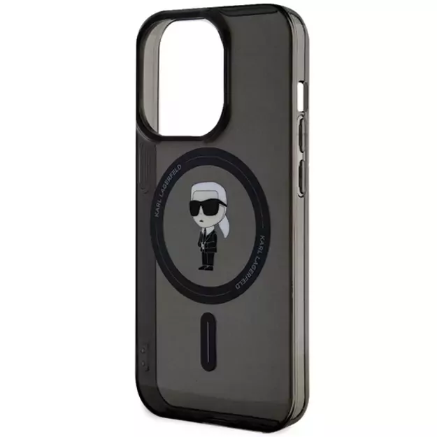 Karl Lagerfeld IML Ikonik MagSafe iPhone 14 Pro Max Case - Black 12