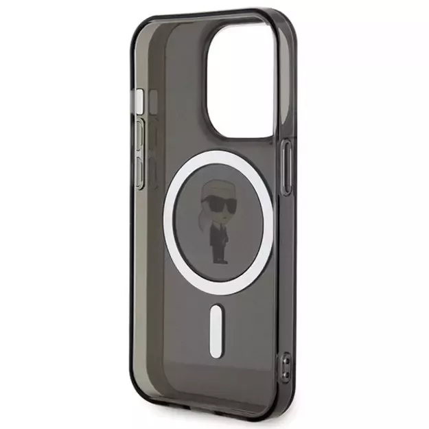 Karl Lagerfeld IML Ikonik MagSafe iPhone 14 Pro Max Case - Black 13