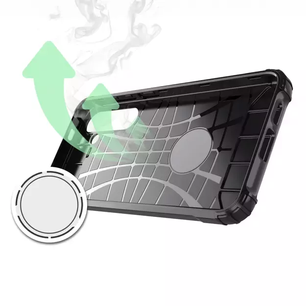 Hybrid Armor case for Samsung Galaxy S24+ armored - black 5