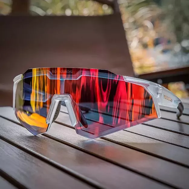 Rockbros SP291 photochromic UV400 cycling glasses - white 7