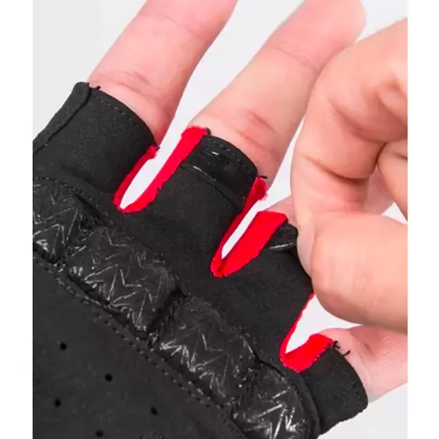 Rockbros S169BR M cycling gloves with gel inserts - black and red 6