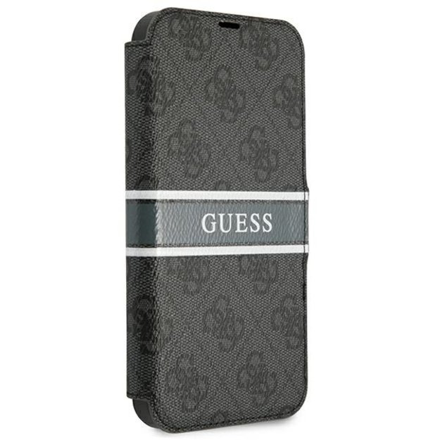 Guess GUBKP13S4GDGR iPhone 13 mini 5.4&quot  grey/grey book 4G Stripe 8