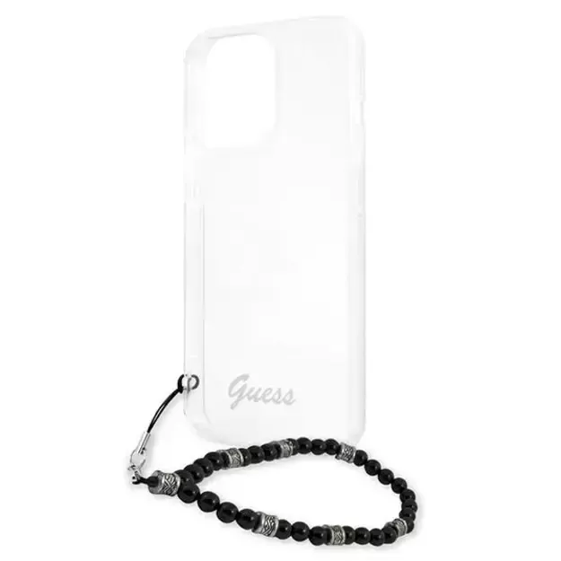 Guess GUHCP13XKPSBK iPhone 13 Pro Max 6.7&quot  Transparent hardcase Black Pearl 5