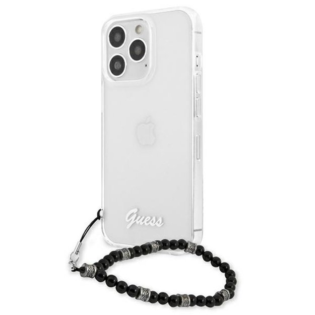 Guess GUHCP13XKPSBK iPhone 13 Pro Max 6.7&quot  Transparent hardcase Black Pearl 6
