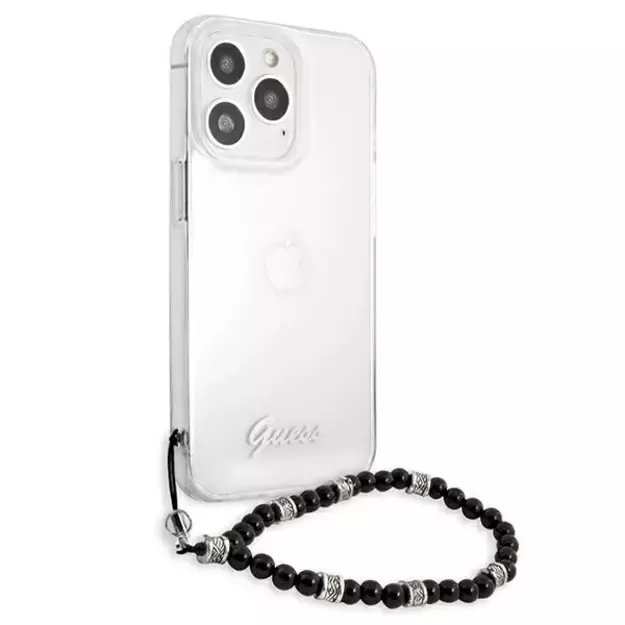 Guess GUHCP13XKPSBK iPhone 13 Pro Max 6.7&quot  Transparent hardcase Black Pearl 3