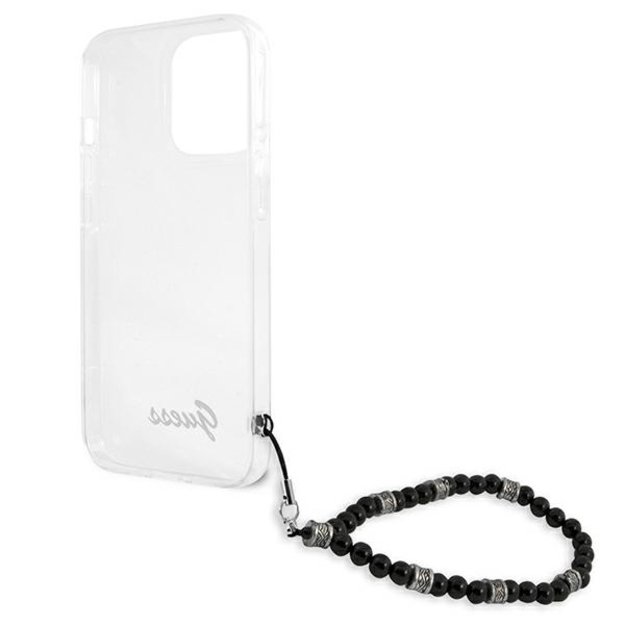 Guess GUHCP13XKPSBK iPhone 13 Pro Max 6.7&quot  Transparent hardcase Black Pearl 13