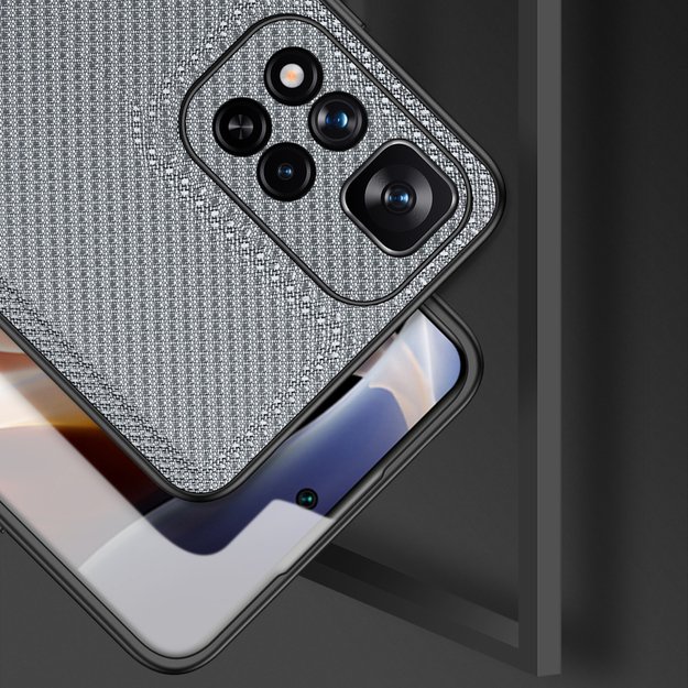 Dux Ducis Fino case nylon covered cover Xiaomi Redmi Note 11 Pro+ 5G (China) / 11 Pro 5G (China) / Mi11i HyperCharge / Poco X4 NFC 5G blue 10