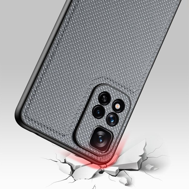 Dux Ducis Fino case nylon covered cover Xiaomi Redmi Note 11 Pro+ 5G (China) / 11 Pro 5G (China) / Mi11i HyperCharge / Poco X4 NFC 5G blue 14