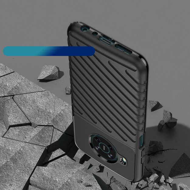 Thunder Case flexible armored cover for Nokia X100 black 5