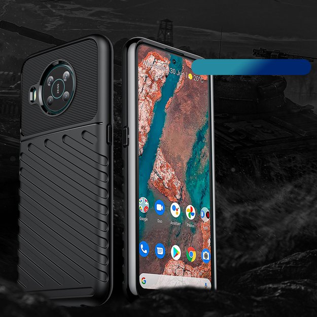 Thunder Case flexible armored cover for Nokia X100 black 1