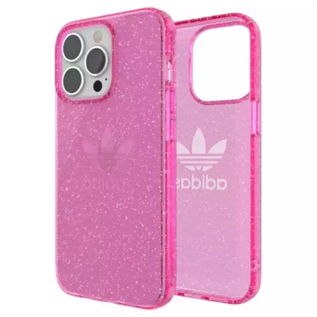 Adidas OR Protective iPhone 13 Pro / 13 6,1  Clear Case Glitter różowy/pink 47121 12