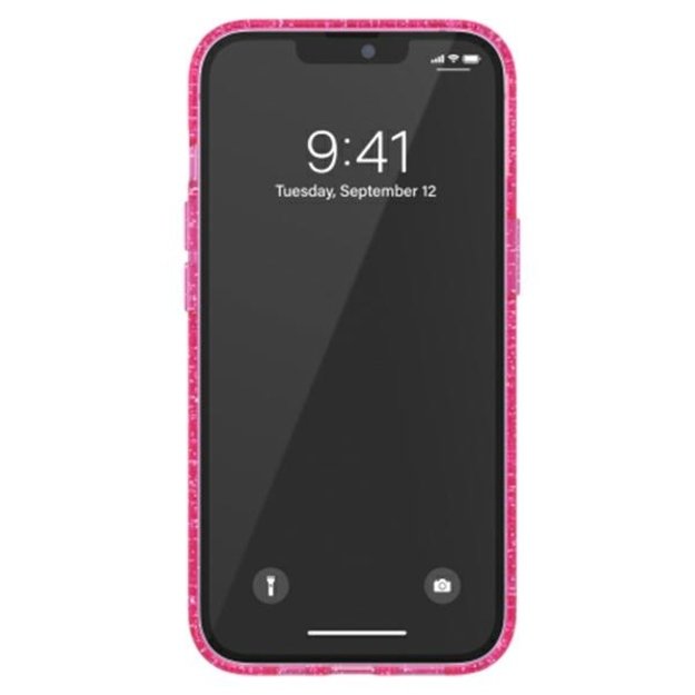 Adidas OR Protective iPhone 13 Pro / 13 6,1  Clear Case Glitter różowy/pink 47121 3
