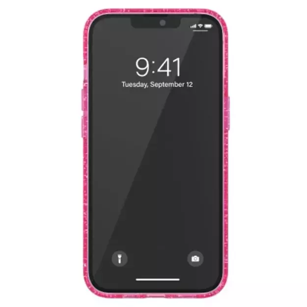 Adidas OR Protective iPhone 13 Pro / 13 6,1  Clear Case Glitter różowy/pink 47121 9