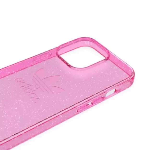 Adidas OR Protective iPhone 13 Pro / 13 6,1  Clear Case Glitter różowy/pink 47121 10