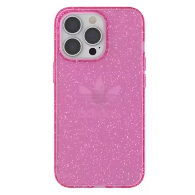 Adidas OR Protective iPhone 13 Pro / 13 6,1  Clear Case Glitter różowy/pink 47121 7