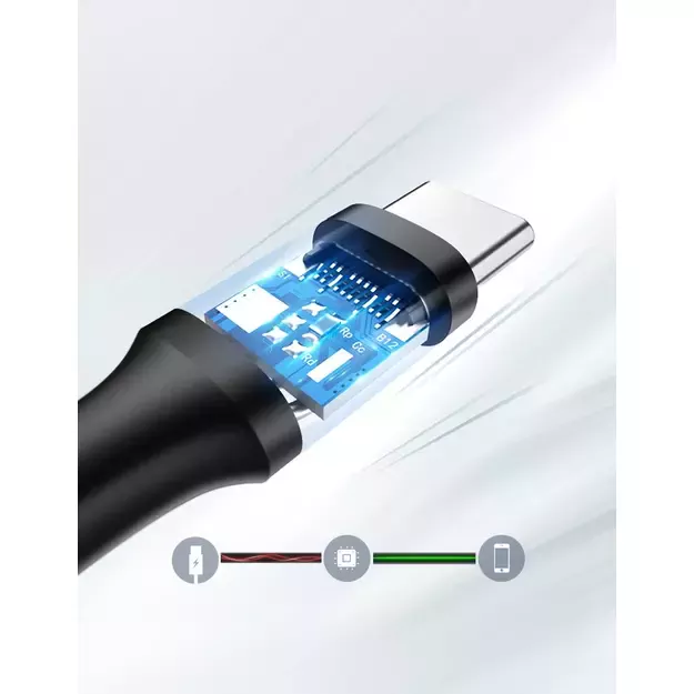 Ugreen US287 60118 USB-A / USB-C 3A cable 2m - black 6
