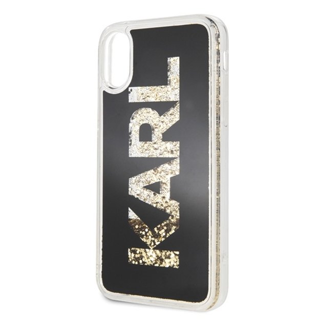 Karl Lagerfeld Karl Logo Glitter iPhone X/Xs Case - Black 2