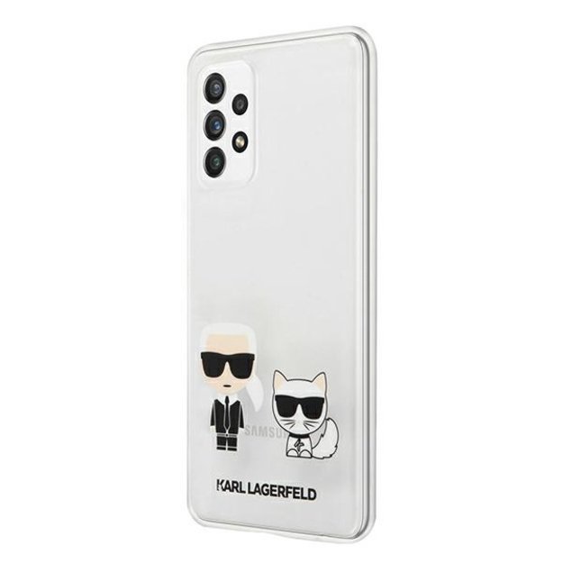 Karl Lagerfeld KLHCA72CKTR A72 A725 hardcase Transparent Karl & Choupette 1