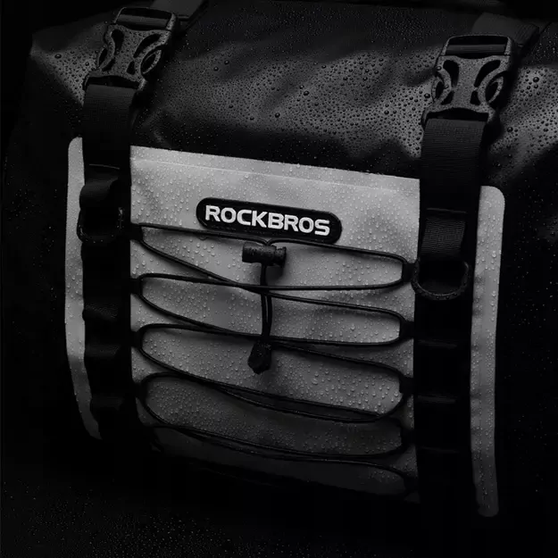Rockbros AS-010BGR motorcycle bag, waterproof - gray 9