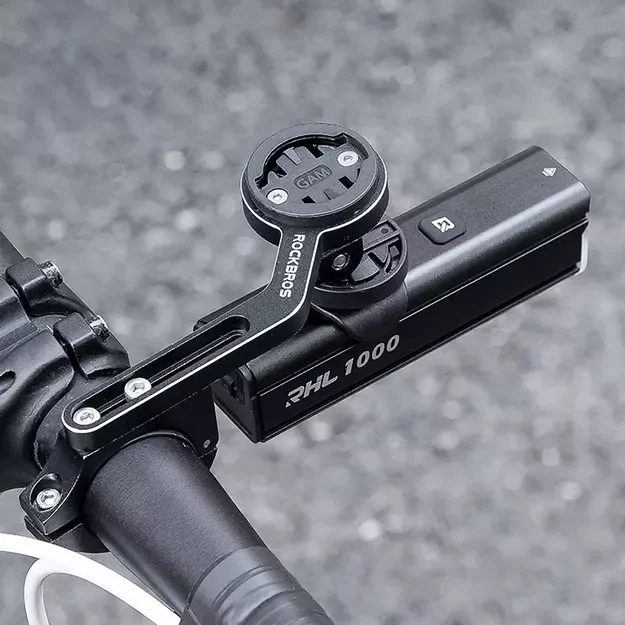 Rockbros 24610002001 front bicycle light 1000 lm + USB-C - USB-A cable - black 7