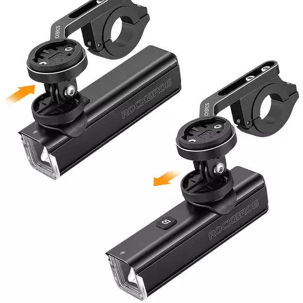 Rockbros 24610002001 front bicycle light 1000 lm + USB-C - USB-A cable - black 12