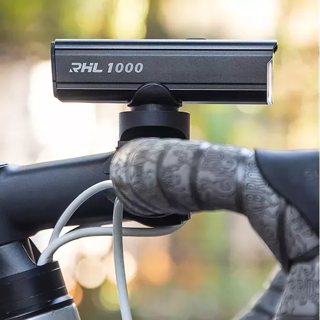 Rockbros 24610002001 front bicycle light 1000 lm + USB-C - USB-A cable - black 19