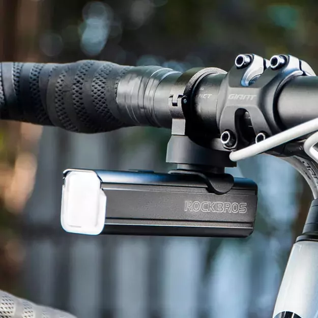 Rockbros 24610002001 front bicycle light 1000 lm + USB-C - USB-A cable - black 3