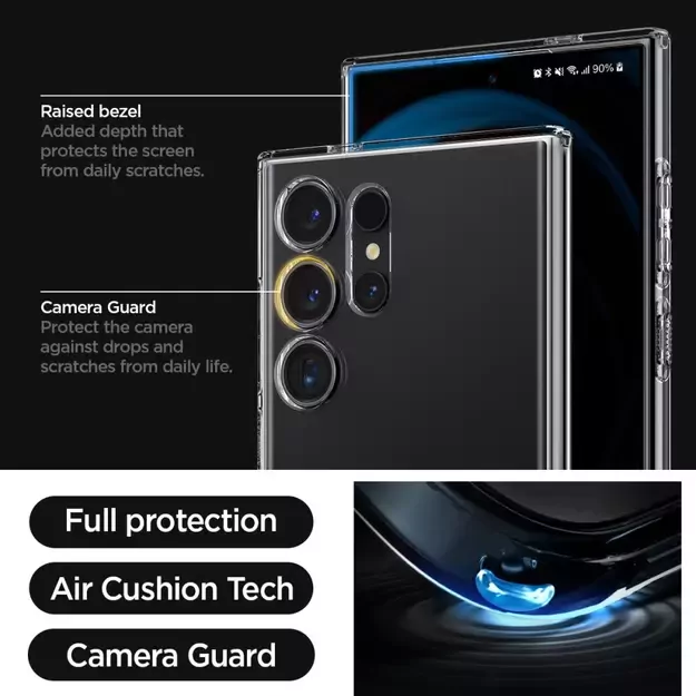 Spigen Liquid Crystal Case for Samsung Galaxy S24 Ultra - Clear 23