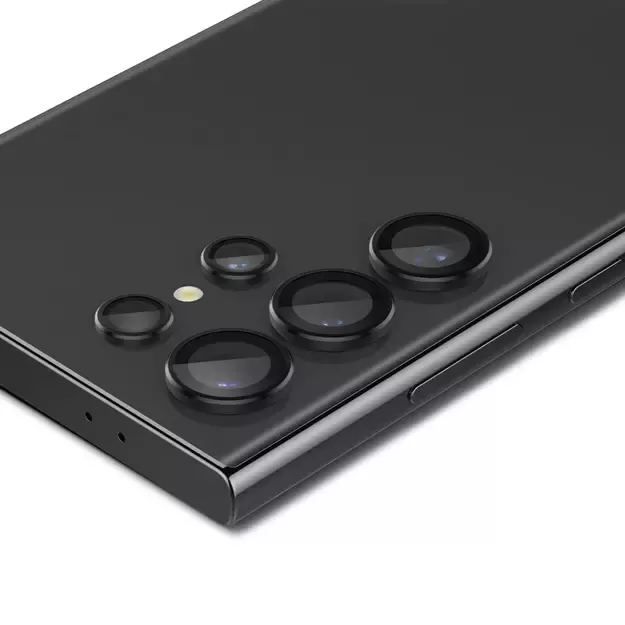 Spigen Optik.tR EZ Fit Camera Protector for Samsung Galaxy S24 Ultra - Black 2 pcs. 12
