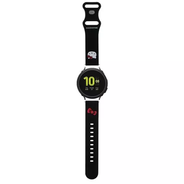Hello Kitty Silicone Kitty Head strap universal 20mm - black