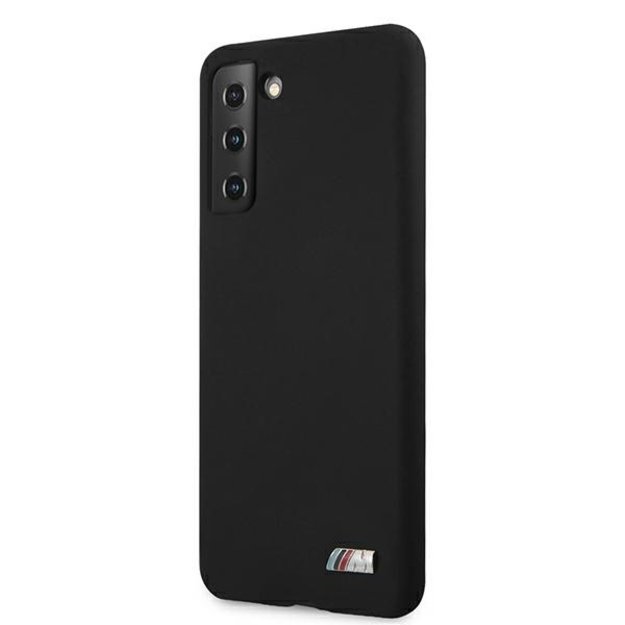 Etui BMW BMHCS21MMSILBK S21+ G996 czarny/black Silicone M Collection 8