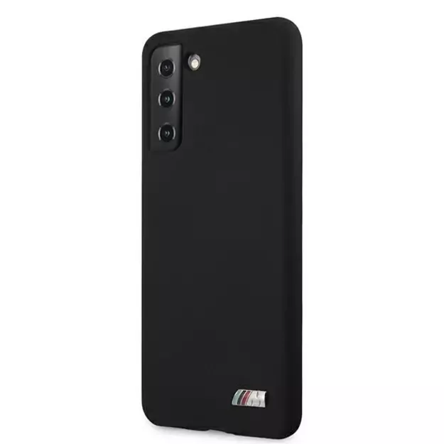 Etui BMW BMHCS21MMSILBK S21+ G996 czarny/black Silicone M Collection 1